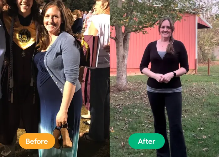 Before and After - Caitlin